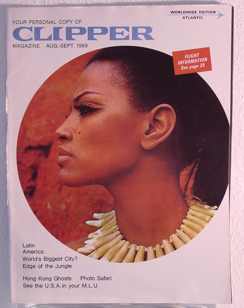 1969 August - September Clipper in-flight Magazine with a cover story on Latin America.